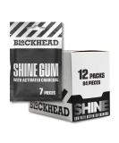 BLOCKHEAD Shiny Minit Chewing Gum - Sugar Free Activated Charcoal & Xylitol - 84 Pieces - International Shipping Available - Buy Online on GoSupps.com