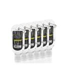 Travel Hand Sanitizer Gel with Aloe Vera & Vitamin E - Citrus Scented Alcohol-Based Instant Cleaner | L AUTRE PEAU 1oz 6 Pack with Carabiner Clip - Buy Internationally - Buy Online on GoSupps.com