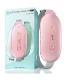 Slimpal Cordless Heating Pad with Massager - Fast Heat Wrap for Cramps & Back Pain Relief - USB Rechargeable - Pink - Buy Online on GoSupps.com