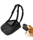 Adjustable Soft Muzzle for Dogs | Anti-Poison Bait Mesh Design for Small Medium & Large Breeds | Bite & Chew Protection - Buy Online on GoSupps.com