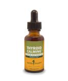 Herb Pharm Thyroid Calming Liquid - Herbal Endocrine Support 1 oz - Natural Thyroid Health Supplement - Buy Online on GoSupps.com