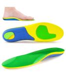 Shop Plantar Fasciitis Insoles for Work Shoes | Comfort Shoe Inserts for Men & Women | Yellow XL (EU48-50) - 32cm - Buy Online on GoSupps.com