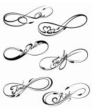 Dopetattoo 6 sheets Temporary Tattoos Infinity Symbols Family Symbol Love for Women Fake tattoos for Neck Arm Face Body - Buy Online on GoSupps.com