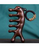 Wooden Ridge Scalp Massage Comb - Multi-Purpose Sandalwood Wide Tooth Hair Massager for Men & Women - Ideal Gua Sha Tool for Head Care - Buy Online on GoSupps.com