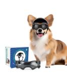 PETLESO Dog Goggles with Helmet Set | 2-Piece Black Dog Goggles & Helmet for Small & Medium Dogs - UV Protection & Safety - Buy Online on GoSupps.com