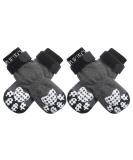 Buy Pupeck Double-Sided Anti-Slip Dog Socks - X-Large (2 Pairs) | Adjustable Straps for Paw Protection & Traction on Hardwood Floors - Buy Online on GoSupps.com