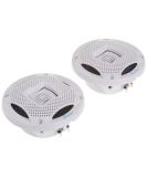 Lanzar Marine Speakers - 5.25 Inch 2 Way Water Resistant Audio System - 400 Watt Power - Indoor/Outdoor Use - White, 1 Pair - Buy Online on GoSupps.com