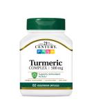 21st Century Turmeric Complex 500 mg 60 Vegetarian Capsules - Buy Online on GoSupps.com