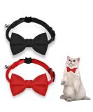 Buy Giantree Cat Collar Set - Adjustable Cat-Fly Neck Band with Bell for Small Pets | Perfect for Cats & Puppies (Red Black) - International Shipping Available - Buy Online on GoSupps.com
