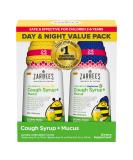 Zarbee's Kids Cough + Mucus Day/Night Value Pack for Children 2-6 with Dark Honey, Ivy Leaf, Zinc & Elderberry, 1 Pediatrician Recommended, Drug & Alcohol-Free, Mixed Berry Flavor, 2x4FL Oz Day & Night Combo Pack - Mixed Berry 4 Fl Oz (Pack of 2) - Buy Online on GoSupps.com