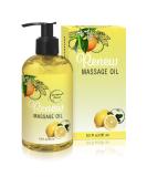 Renew Massage Oil with Orange  Lemon & Peppermint Essential Oils - Great for Massage Therapy or Home use. Ideal for Full Body   with Almond  Grapeseed & Jojoba Oils   by Brookethorne Naturals - Buy Online on GoSupps.com