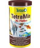 Tetramin XL flakes - fishing feed in flake shape for larger decorative fish balanced mixture for healthy fish and clear water 1 l can XL flakes 1 l (1 Pack) - Buy Online on GoSupps.com