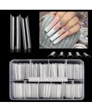 LIONVISON 500PCS XL Clear Nail Tips | Professional Acrylic Nails | 10 Sizes Half Cover French Fake Nail Tips | Home DIY and Nail Salon Use - Buy Online on GoSupps.com