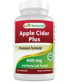 Buy Best Naturals Apple Cider Vinegar Plus 500 Mg Capsules - 120 Count | Premium Quality for Health & Wellness - Buy Online on GoSupps.com