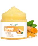 Turmeric Body Scrub - All-Natural Skin Brightening Exfoliator for Face & Body - Boost Circulation & Improve Discoloration - Buy Online on GoSupps.com