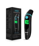 Forehead and Ear Thermometer for Adults and Kids - No Touch Digital Thermometer with Fever Alarm - Fast, Reliable, and Accurate - Black - Buy Online on GoSupps.com