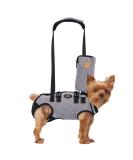 Ownpets Adjustable Dog Carrier Bag & Lifting Dishes for Small Dogs - Soft Waterproof Gray XS - Buy Online on GoSupps.com