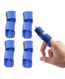 4pcs finger splint finger brace finger splints for broken finger support trigger finger splint for middle finger / ring finger little broken finger splint middle finger splint finger straightener 4PCS blue - Buy Online on GoSupps.com