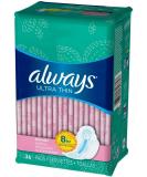 Always Ultra Thin Pads Slender Flexi-Wings 36 Count - Pack of 3 (108 Pads Total) - Buy Online on GoSupps.com