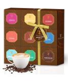 Coffee Gift Set - Selection of 9 Gourmet Flavoured Coffee Set - Medium-Dark Roasted Coffee Gifts for Men & Women - Gift for Coffee Lover - Christmas Coffee Gifts for Him & Her (Ground Coffee) - Buy Online on GoSupps.com