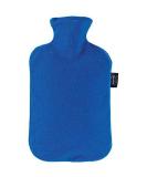 Fashy Blue Hot Water Bottle with Fleece Cover - German-Made Quality - Buy Online on GoSupps.com