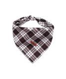 Shop Lionet Paws Black Checked Dog Bandana - Stylish Headscarf for Small Medium & Large Dogs (1-Pack) - Buy Online on GoSupps.com