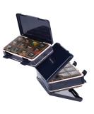 Weekly Pill Organizer for 7 Days | Travel Double-Sided Pill Box | 3 Times a Day Medicine Organizer | Vitamin & Fish Oil Holder - Buy Online on GoSupps.com
