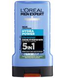 L'Or al Men Expert shower gel and shampoo for men shower bath for cleaning body men's body care for hydrated skin with mountain water Hydra Power Mountain Water shower gel 1 x 250 ml Hydra Power 250 ml (1 Pack) - Buy Online on GoSupps.com