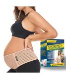Maternity Belt Pregnancy Belly Band Plus Size Nude - Back Support & Pain Relief - Buy Online on GoSupps.com