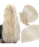 Easyouth UTIP Real Hair Extensions - 14 inch 50g Platinum U Tips Keratin Bonding Hair Extensions #60 - Premium Quality for Perfect Hair Length & Volume - Buy Online on GoSupps.com