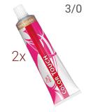 Wella Color Touch 3/0 dark brown pack of 2 (2 x 60 ml) - Buy Online on GoSupps.com