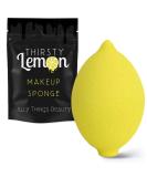 Thirsty Lemon Makeup Sponge by Ally Things Beauty | Yellow Lemon Shaped Blender for Liquid Foundation, Cream, Powder - Latex-Free Beauty Sponge - Buy Online on GoSupps.com