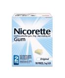 Nicorette Quit Smoking Gum 110 Count (Pack of 1) - Buy Online on GoSupps.com