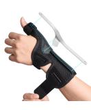 Buy Thumb Brace Spica Splint for De Quervain's & Arthritis - Comfortable Wrist & Thumb Stabilizer for Men & Women - Right & Left Hand - S/M Black - Buy Online on GoSupps.com