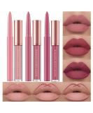 URQT 6pcs Lip Liner and Lipstick Makeup Set - Velvety Matte Liquid Lipsticks with Matching Smooth Liner | Waterproof, Long Lasting, Matte Finish - Gift Set (Set A 6) - Buy Online on GoSupps.com