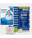 Crest Pro-Health Advanced White Toothpaste (5.8 oz 5 pk) - Teeth Whitening Kit with Gift Bundle: Smile Light Spring Guide Squeezer & No-Mess Caps | International Shipping Available - Buy Online on GoSupps.com