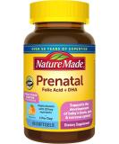 Nature Made Prenatal with Folic Acid + DHA | 60 Softgels | Daily Prenatal Vitamin & Mineral Supplement - Buy Online on GoSupps.com