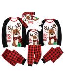PatPat Family Christmas Pajamas Set | Tree Snowflake Letters Print | Long Sleeve | Red/Black | Men XL - Buy Online on GoSupps.com