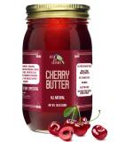 Green Jay Gourmet Cherry Butter - All-Natural, Gluten-Free Fruit Spread - Cherry Spread with Fresh Cherries - Gourmet Fruit Butter - No Corn Syrup, Preservatives or Trans-Fats - 19 Ounces - Buy Online on GoSupps.com