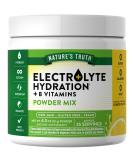 Nature's Truth Electrolytes Powder | Sugar-Free Vegan & Non-GMO | Gluten-Free Hydration Supplement with B Vitamins | Refreshing Lemon Flavor - Buy Online on GoSupps.com