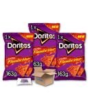 Doritos NEW Extra Flamin' Hot Flavour - Doritos Corn Chips 3x163g Boxed Treatz Doritos NEW Extra Flamin' Hot - Doritos Corn Chips 3x163g - Buy Online on GoSupps.com