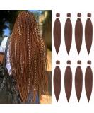 Leeven 26 Inch EZ Braids 8 Packs Pre Stretched Braiding Hair Extensions Medium Auburn Yaki Braiding Hair for Box Braids Light Copper Crochet Braiding Hair Extensions /26 Inch 30# 26 Inch (Pack of 8) 30 - Buy Online on GoSupps.com