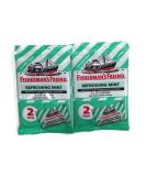 2 Sets of Sugar Free Fisherman's Friend Refreshing Mint Cough Suppressant Lozenges - 40 Count Bags - Buy Online on GoSupps.com