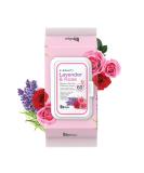 Saplaya K-Beauty Vitamin-C Makeup Remover Wipes - 60 Count (Lavender & Rose) - Buy Online on GoSupps.com