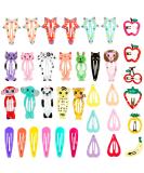 Lictin 36pcs Cartoon Clips Cute Hair Clips Girl Hair Clips Metal Snap Barrettes Multiple Style Little Hairpin Hair Accessories for Toddlers Kids Girls Multicoloured(M) (36PCS) M (Pack of 1) - Buy Online on GoSupps.com