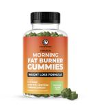 Morning Fat Burner Gummies for Weight Loss | Thermogenic Belly Fat Burner for Men & Women | Green Tea Garcinia Green Coffee Bean | Appetite Suppressant & Metabolism Booster | 60 Gummies - Buy Online on GoSupps.com