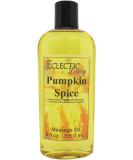 Pumpkin Spice Massage Oil 8 oz - Sweet Almond & Jojoba Oil Preservative Free Ideal for Aromatherapy & Relaxation - Buy Online on GoSupps.com