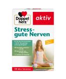 Doppelherz Stress - Good Nerves Support with Vitamins B1 & B5 Lemon Balm Extract & Ginkgo Biloba - 30 Mini Tablets for Natural Calm and Relaxation - Buy Online on GoSupps.com