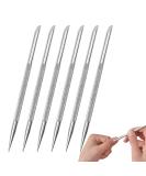 6 PCS Stainless Steel Cuticle Pusher Tool Set - Nail Polish Remover & Manicure Pedicure Cleaner for Perfect Fingernails & Toenails - Buy Online on GoSupps.com