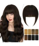 RUWISS Clip in Fringe 100% Human Hair Clip in Bangs Thick Bangs Fringe with Temples Fringe Extensions Clip in Hair for Women Bangs Hairpieces for Daily Wear(Dark-brown ) 15 g (Pack of 1) Dark-brown - Buy Online on GoSupps.com